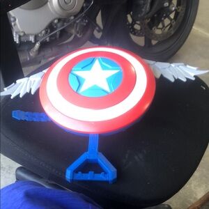 Marvel Captain America Shield with Blue and Red